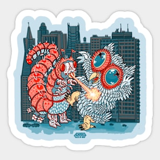 Kaiju Battle Sticker